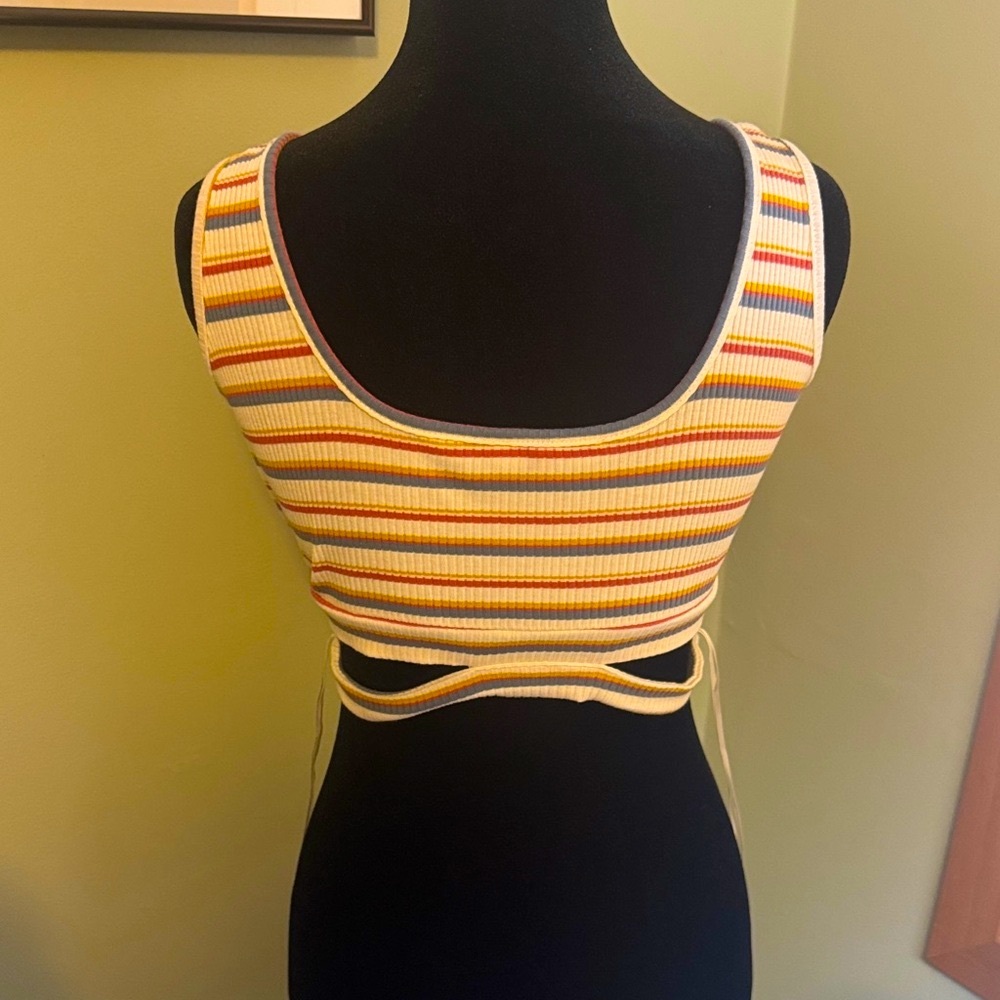 Colorful Striped Tank Top - Picture 3 of 4